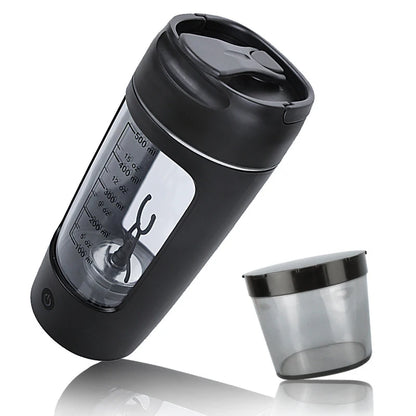 Portable USB Rechargeable Electric Protein Shaker Bottle - 1200mAh Blender Cup for Fitness and Workout - 650ml Capacity